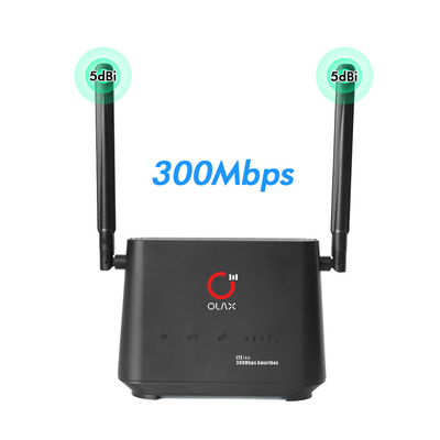 van de Router4g SIM Router Connect kabeltelevisie van 7.4V 2000mah 4G Industriële Camera 4 LAN Ports OLAX AX5 Pro